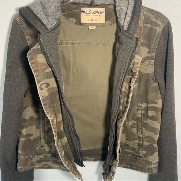 Wallflower Denim Camo Hoodie - Picture 5 of 11
